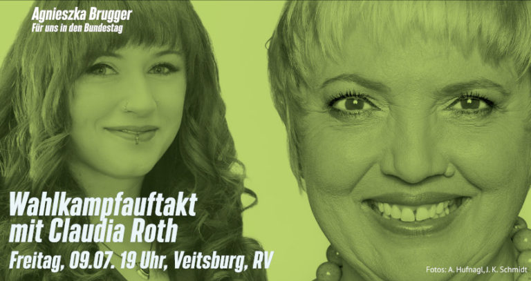 Wahlkampfauftakt mit Claudia Roth