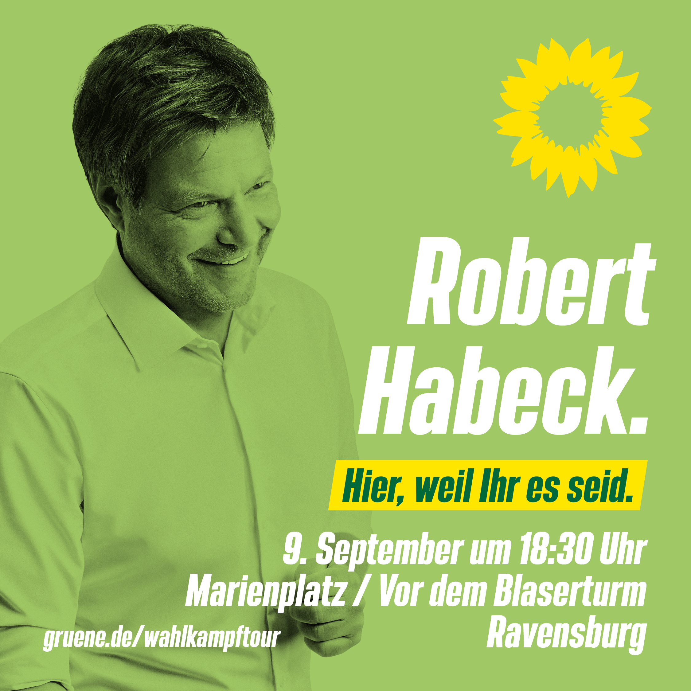 Robert Habeck in Ravensburg