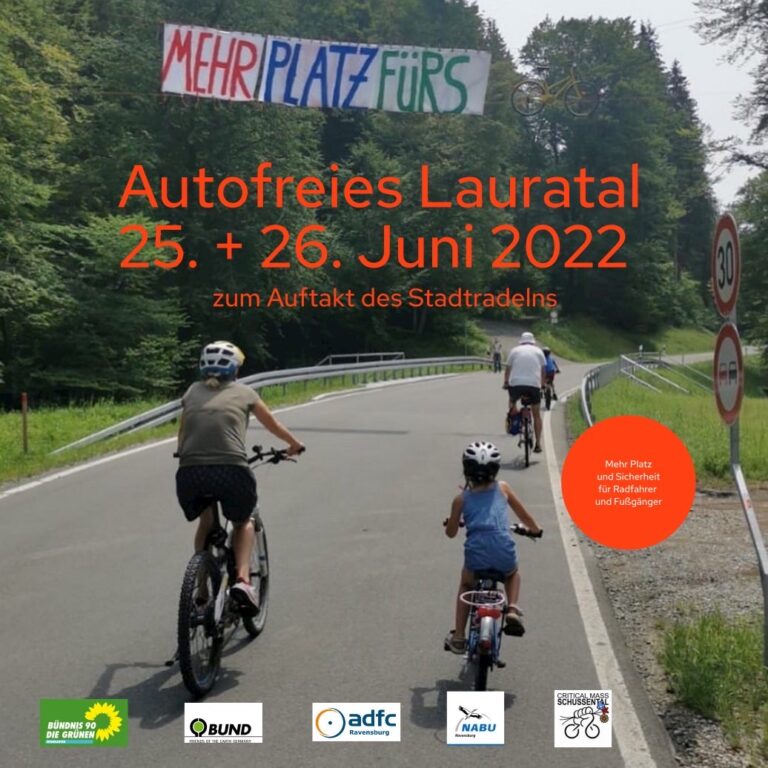 Autofreies Lauratalwochenende 25./26.06.