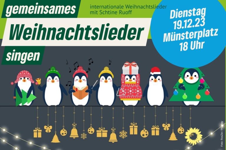Einladung zum Weihnachtssingen!