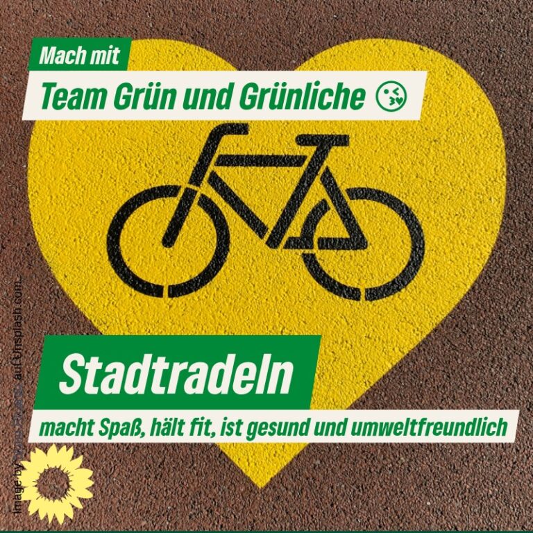Stadtradeln mit den Grünen