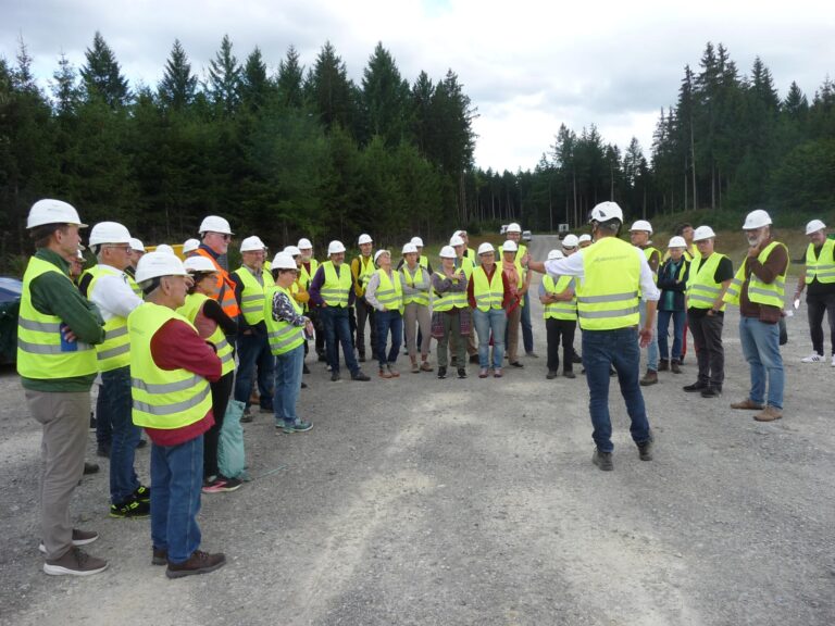 Berichte zweier Teilnehmer: Exkursion zum Windpark im Aufbau bei Hosskirch-Hüttenreute