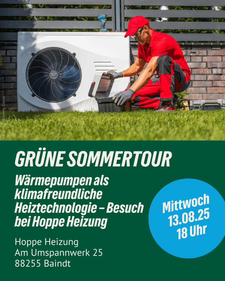 Wärmepumpen als klimafreundliche Heiztechnologie – Besuch der Firma Hoppe Heizung