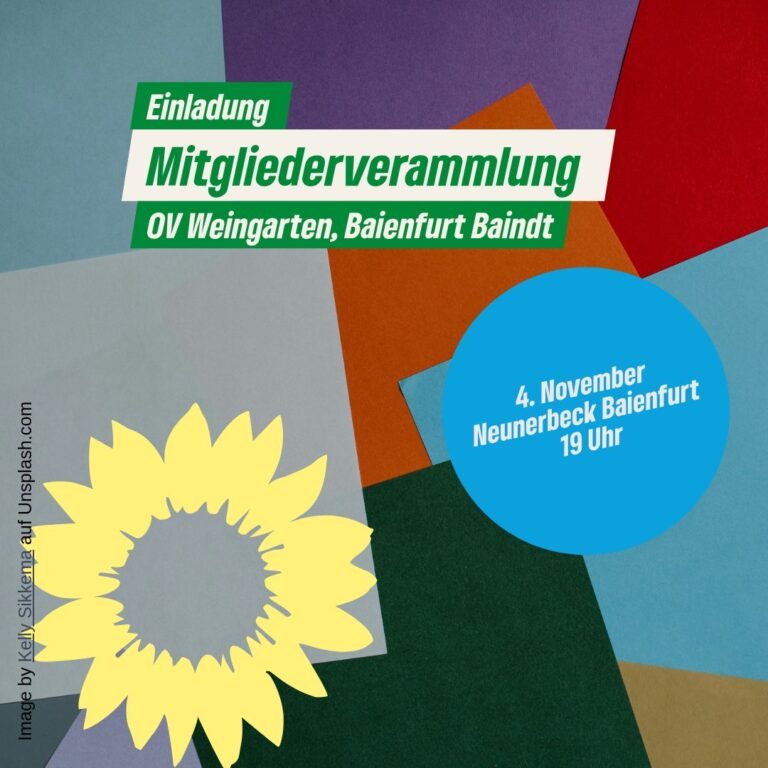Mitgliederversammlung OV Weingarten, Baienfurt, Baindt