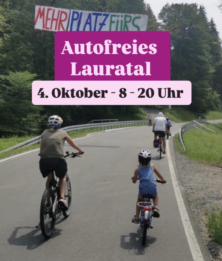 Autofreies Lauratal – So. 4.Okt. 2026